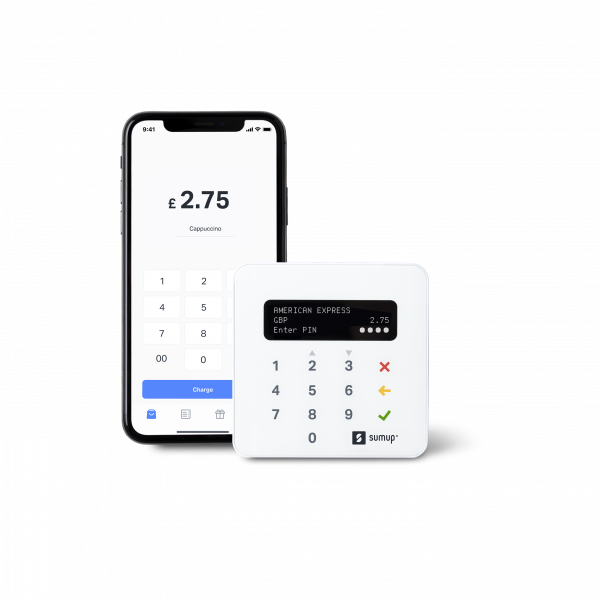 sumup air amex card reader