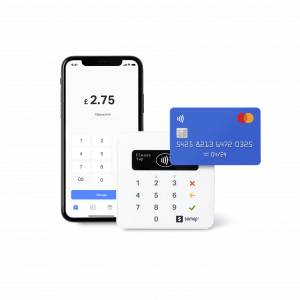 sumup air iphone contactless card reader