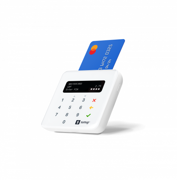 sumup air mastercard chip and pin card reader